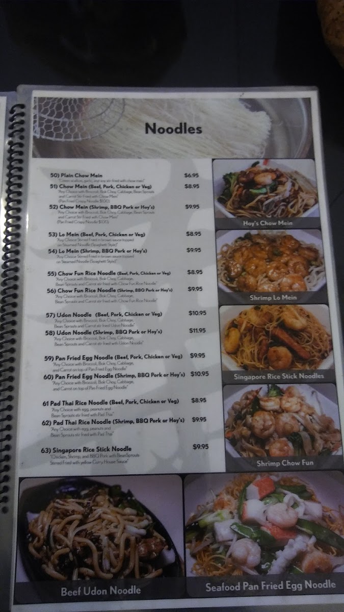 Menu Hoy's Wok Chinese Food-10