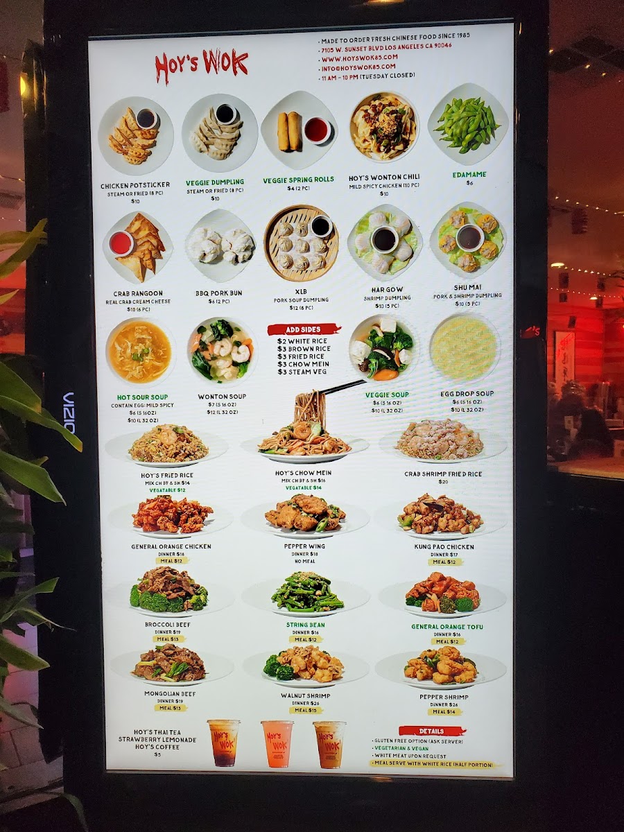Menu Hoy's Wok Chinese Food-6