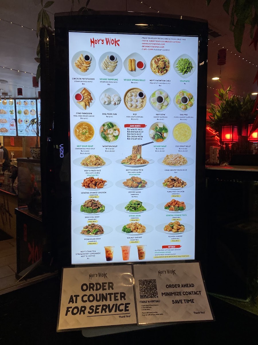 Menu Hoy's Wok Chinese Food-7